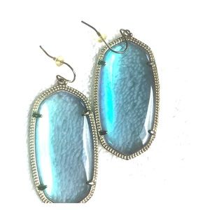 Kendra Scott Mystic Iridescent Gold Elle Drop